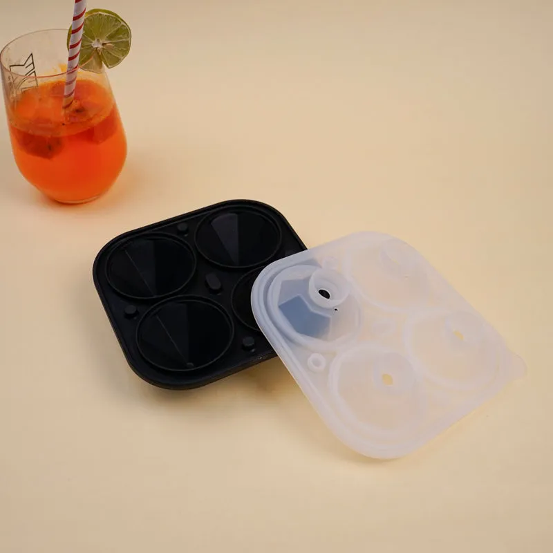 Floe Silicone 4-Cube Ice Mould - Black media 1