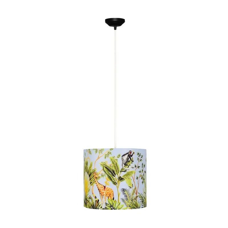 HaloBeam Metal & Fabric Ceiling Lamp media 6