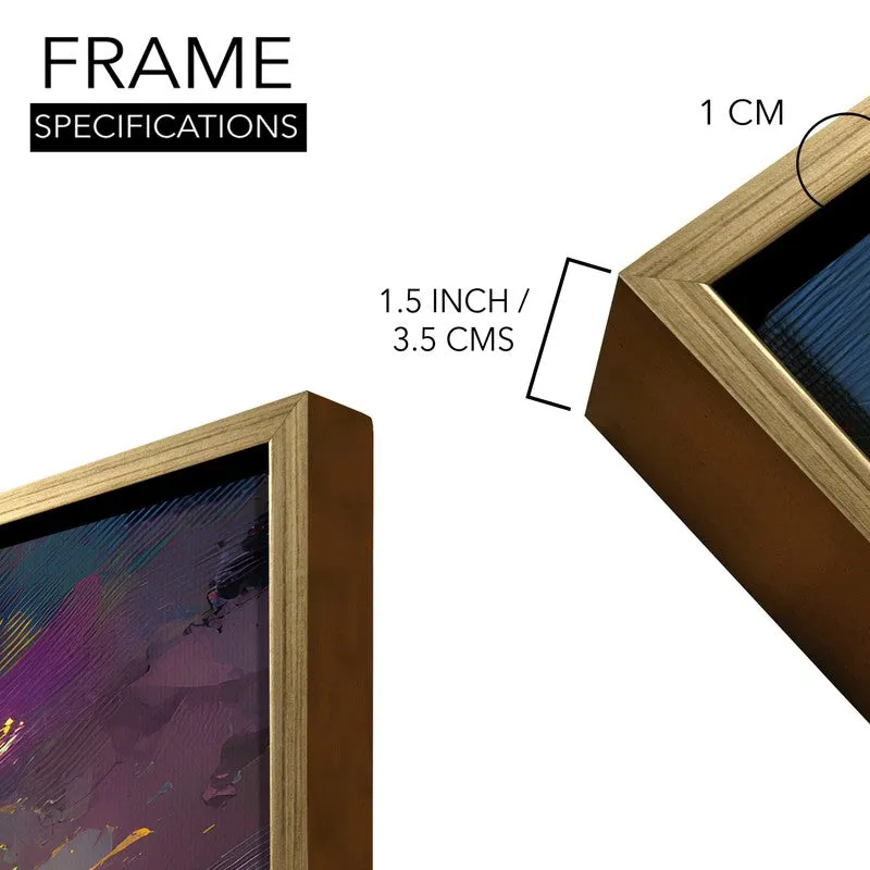 Firework Symphony Canvas Wall Painting With Frame media 8