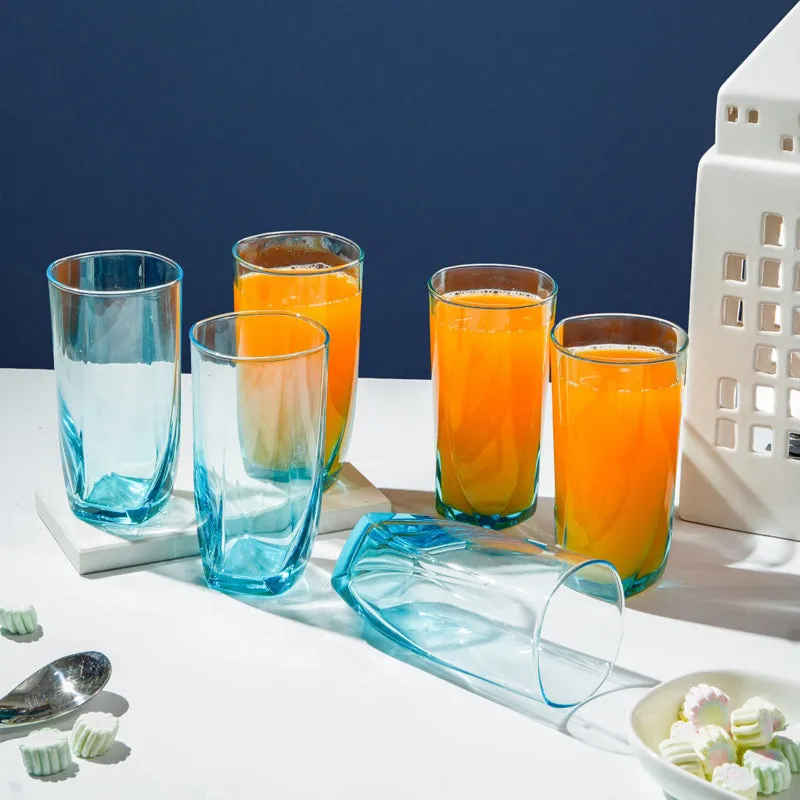 Luminarc Eiffel Glass (350 mL/Sky Blue) - Set Of Six media 3