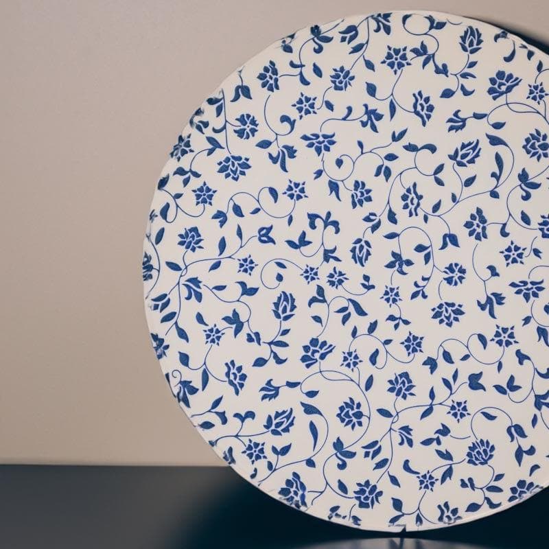 Pop Of Blue Porcelain Plate media 3
