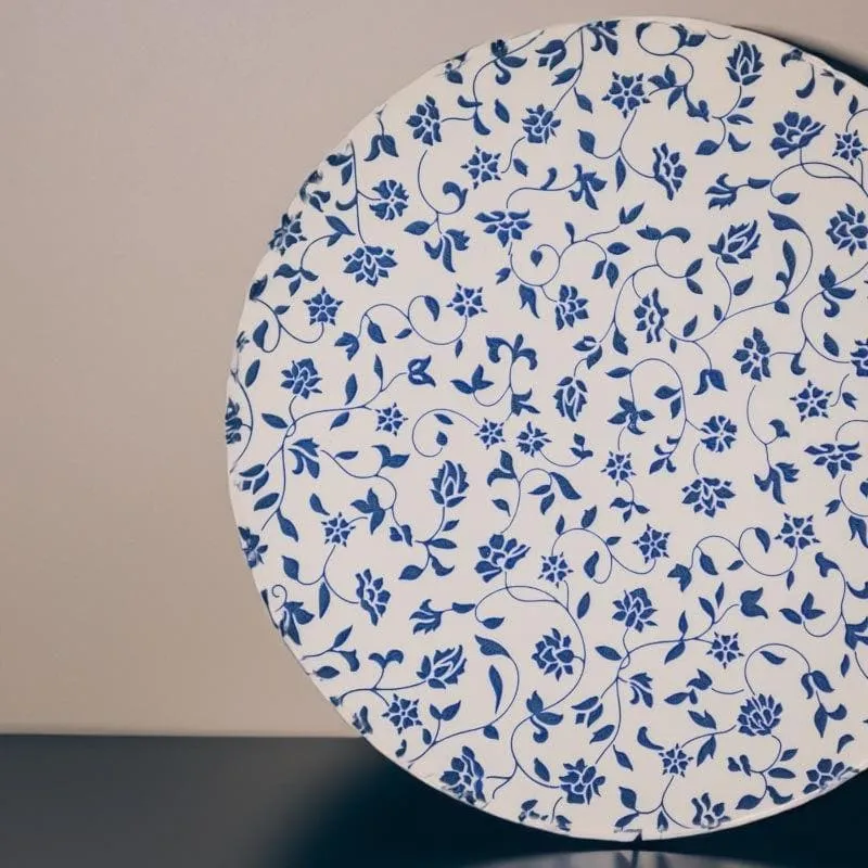 Pop Of Blue Porcelain Plate media 3