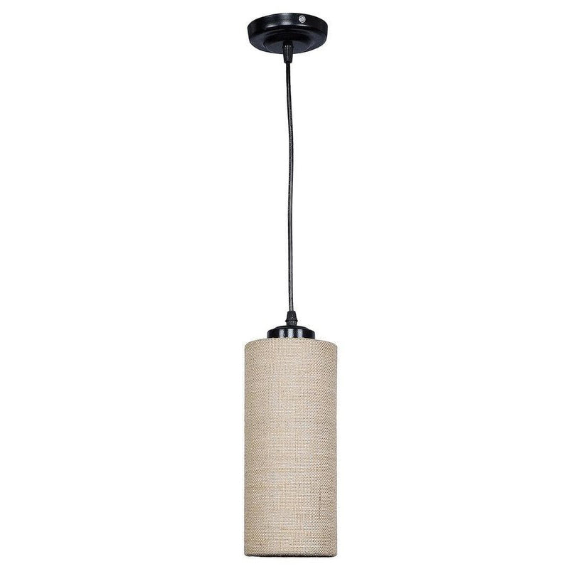 EarthWeave Fabric Ceiling Lamp - Beige media 5