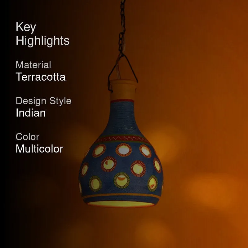 Sarosh Terracotta Ceiling Lamp media 2