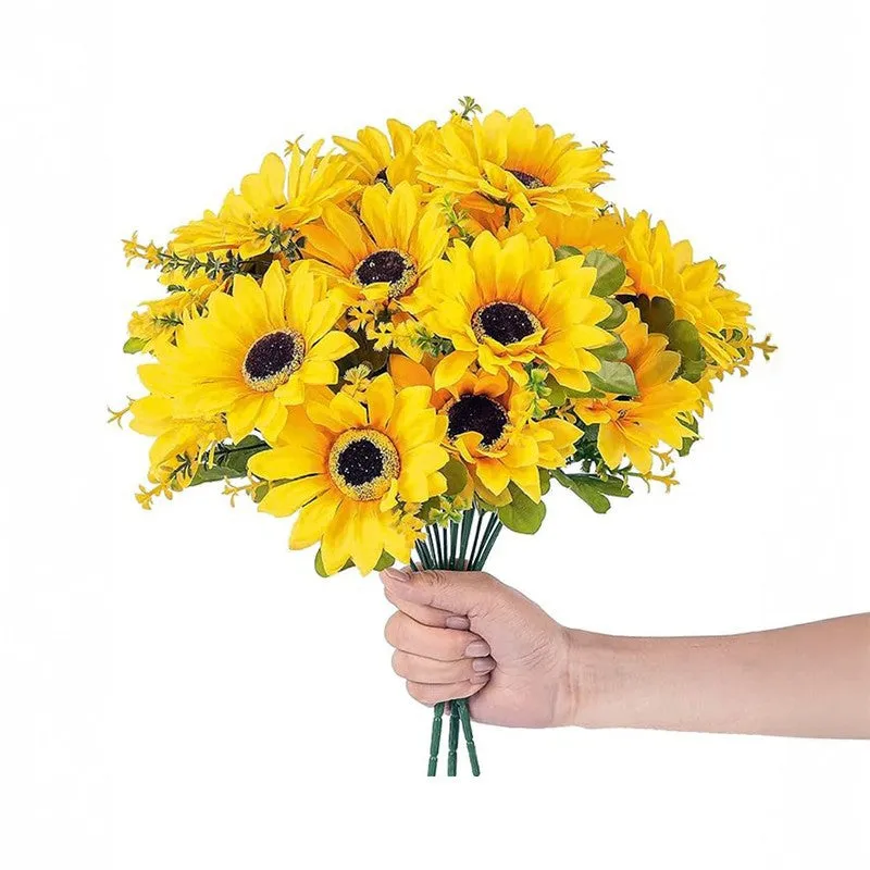 Forever Fresh Faux Flowers (Yellow) - Set Of Two media 3