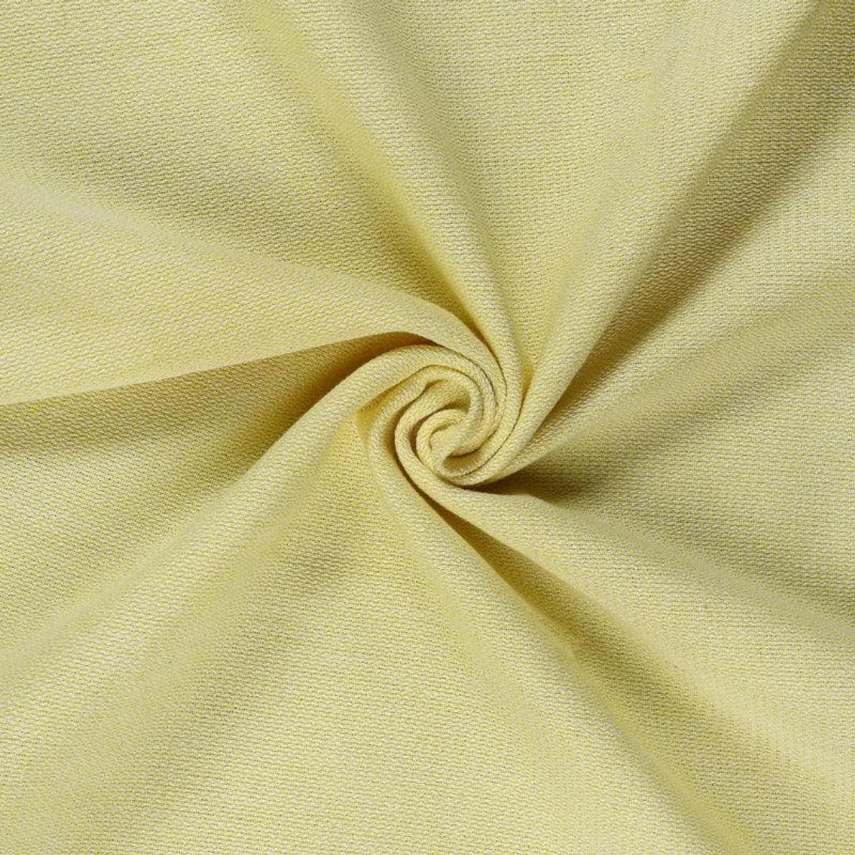 Close-up of pale yellow woven towel fabric