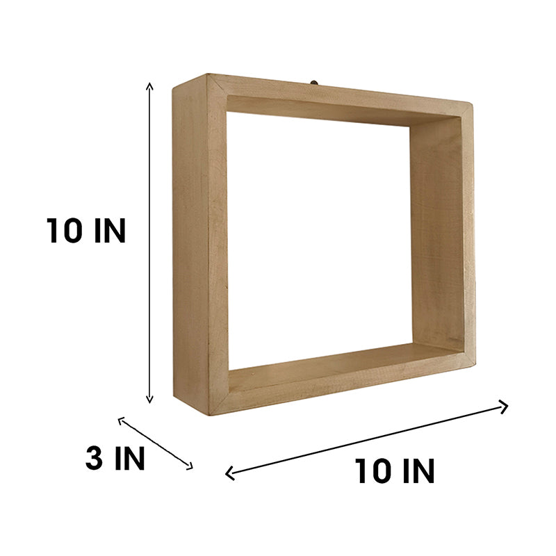 Parallella III Rectangular Shaped Set of 3 Wooden Wall Shelves media 6