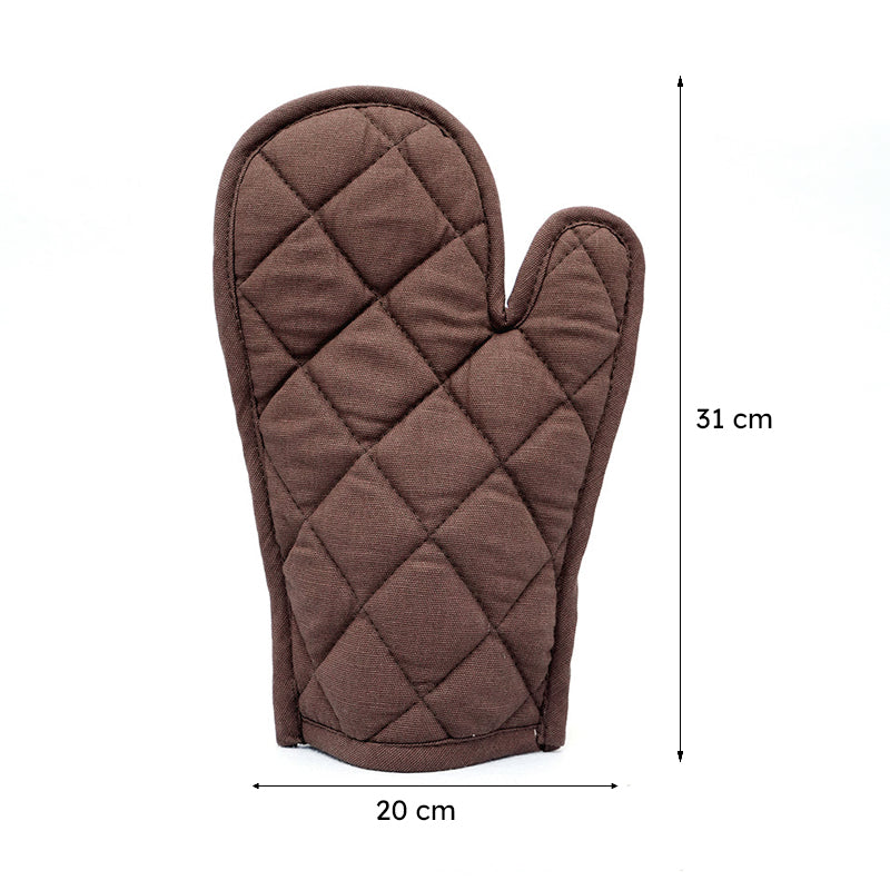Swayam Garde Kitchen Gloves (Brown) - Set Of Two media 9