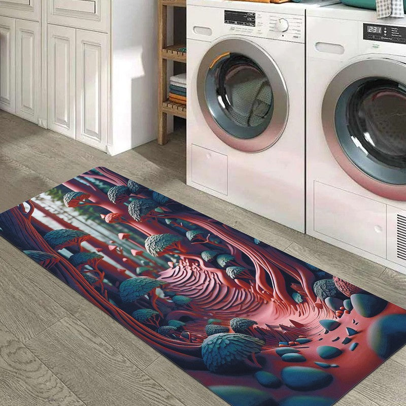 Terraza Anti Skid Rubber Runner Rug