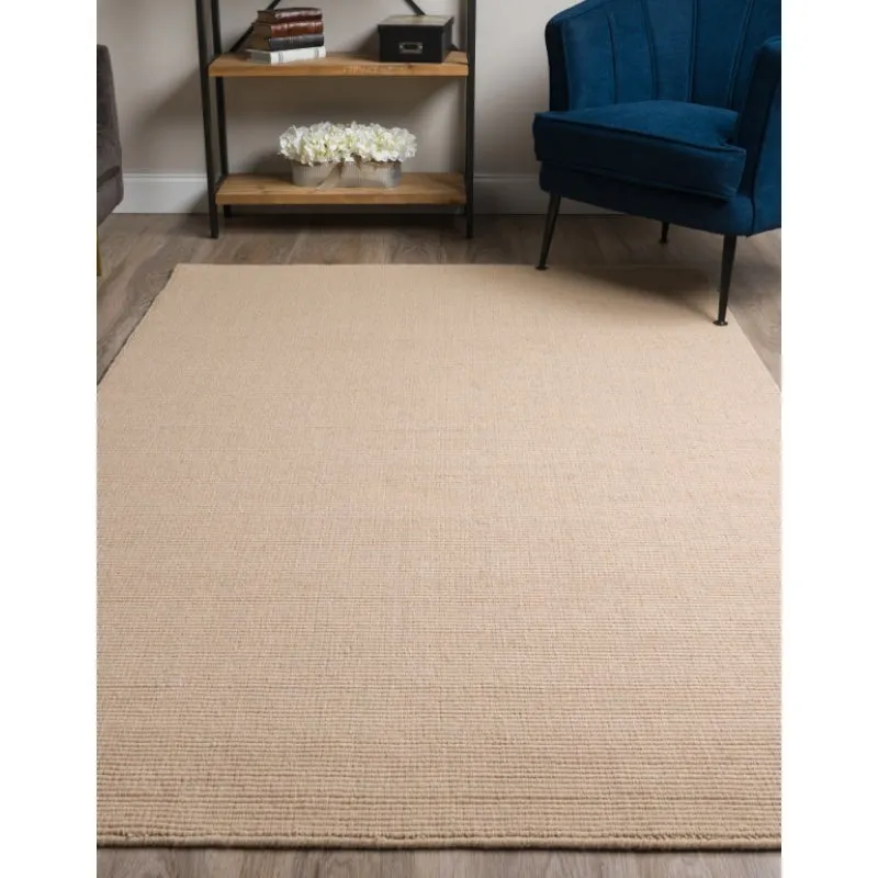 Ethereal Hand Loomed Wool Rug - Cream media 3