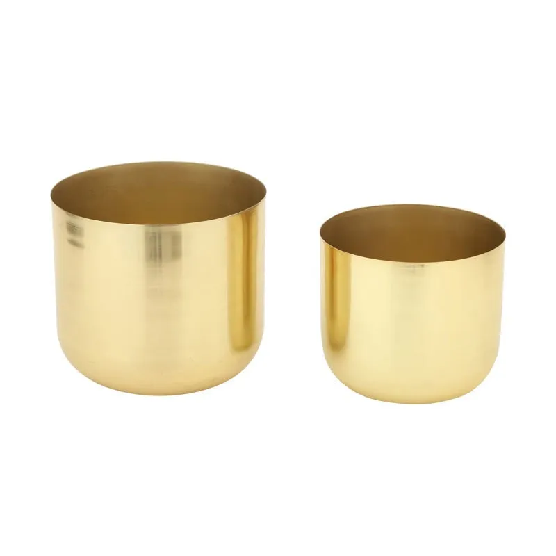 Milara Allure Planter (Gold) - Set Of Two media 5