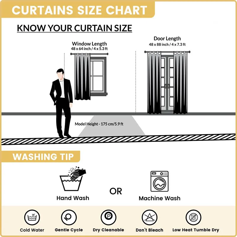 Urban Space Bouquet Curtain - Set Of Two media 6