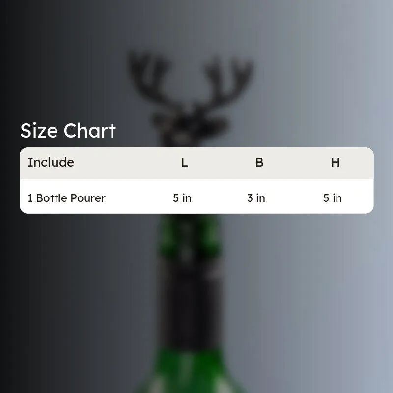 Noir Stag Stainless Steel Pourer - 9