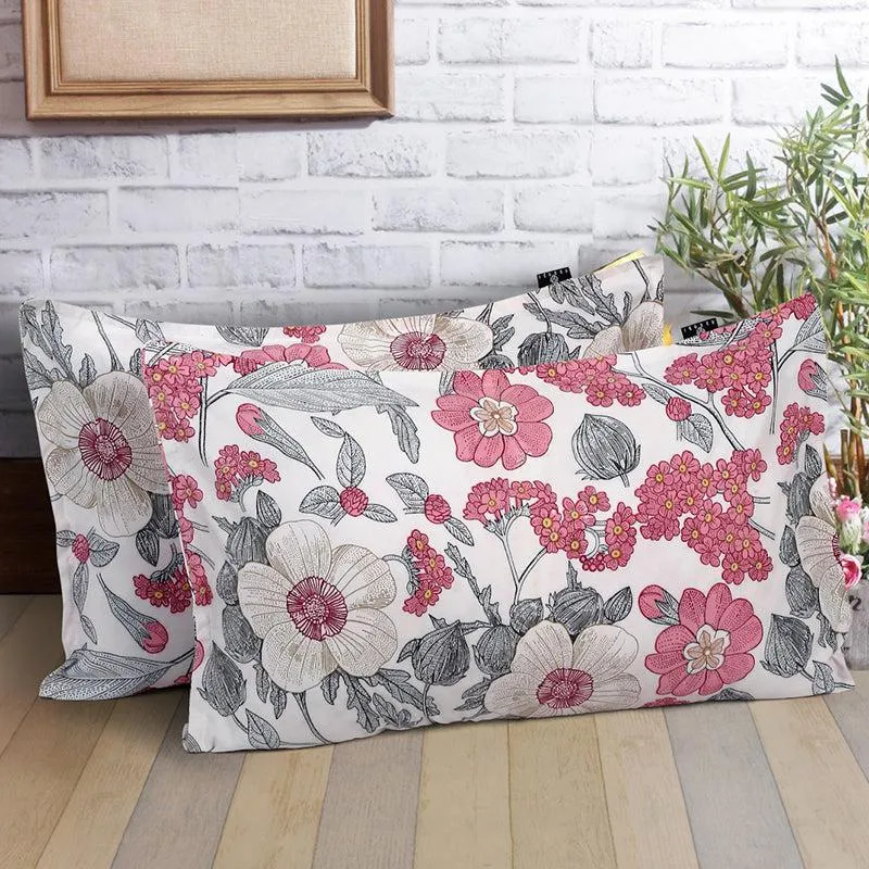 Magma Floral Pillow Cover - Set Of Two media 1
