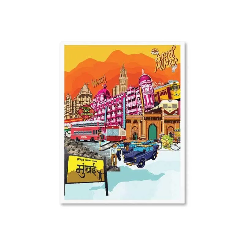 Aamchi Mumbai City Pop Wall Art media 4
