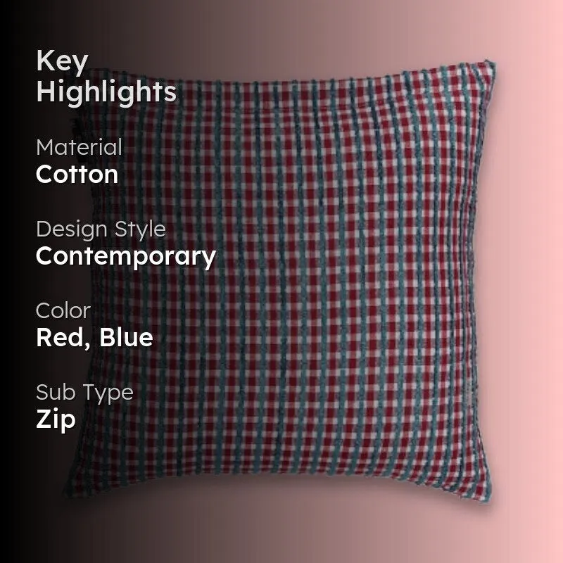 Mingled Cushion Cover - Blue - Set Of Five media 2