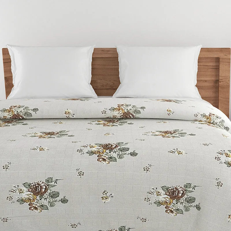 Swayam Dalila Cotton Comforter (Brown) -150 GSM media 4
