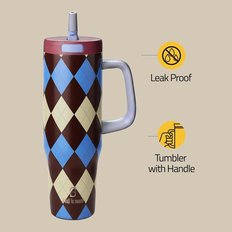 Argyle Luxe Stainless Steel Tumbler - 1200 ML media 10