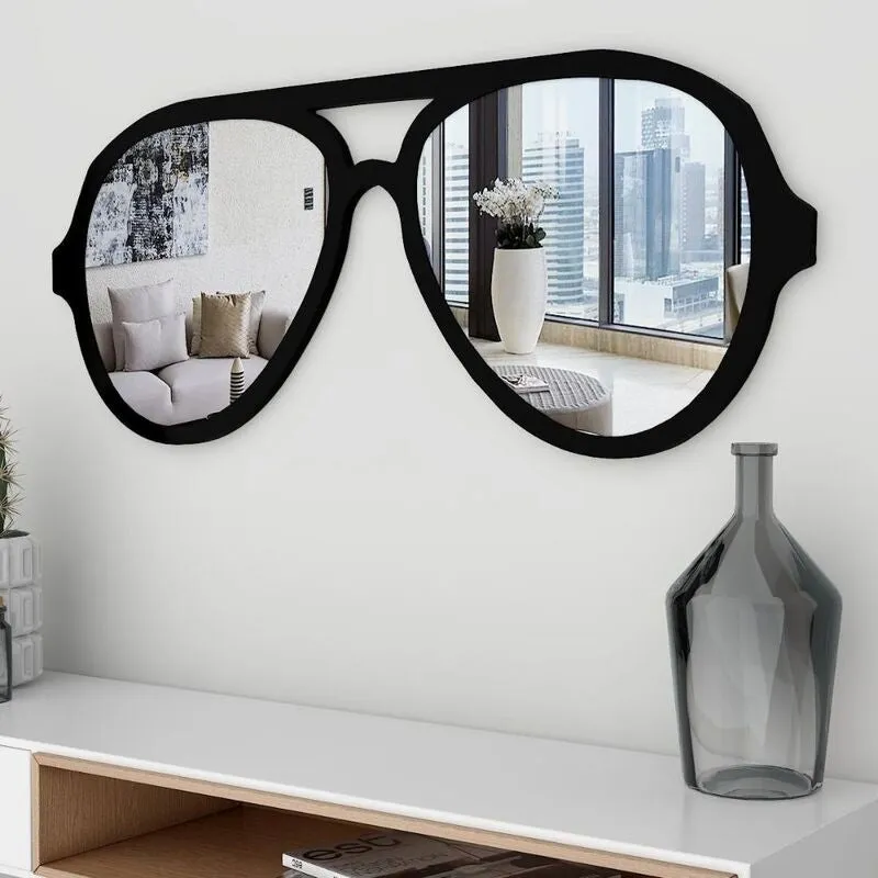 Mirrored Sunglasses Wall Mirror media 6