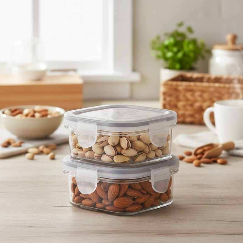 QuickSeal Lunch & Snack Box (1000 mL) - Set Of Two