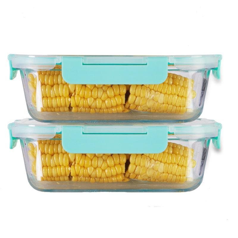 Crusade Rectangle Glass Container - 1040 ML media 4