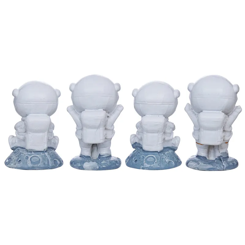 Astronaut Friends Showpiece - Set Of Four media 5