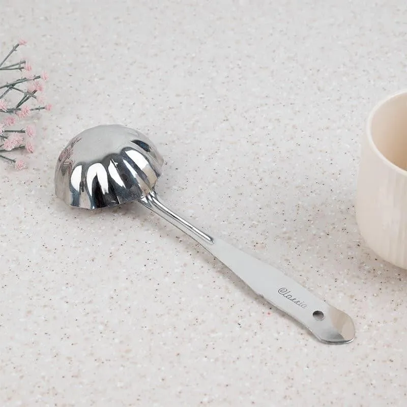 Premium Nijo Stainless Steel Kitchen Ladle - Dishwasher Safe media 4