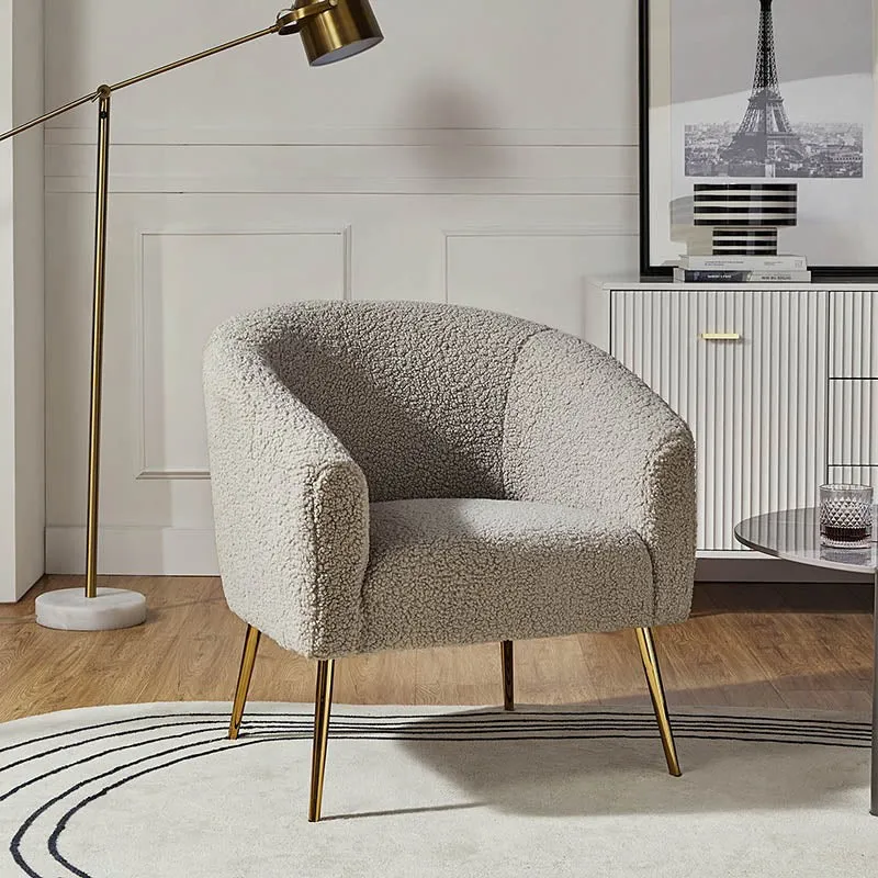 Stylo Neem Wood Accent Chair - Beige media 4