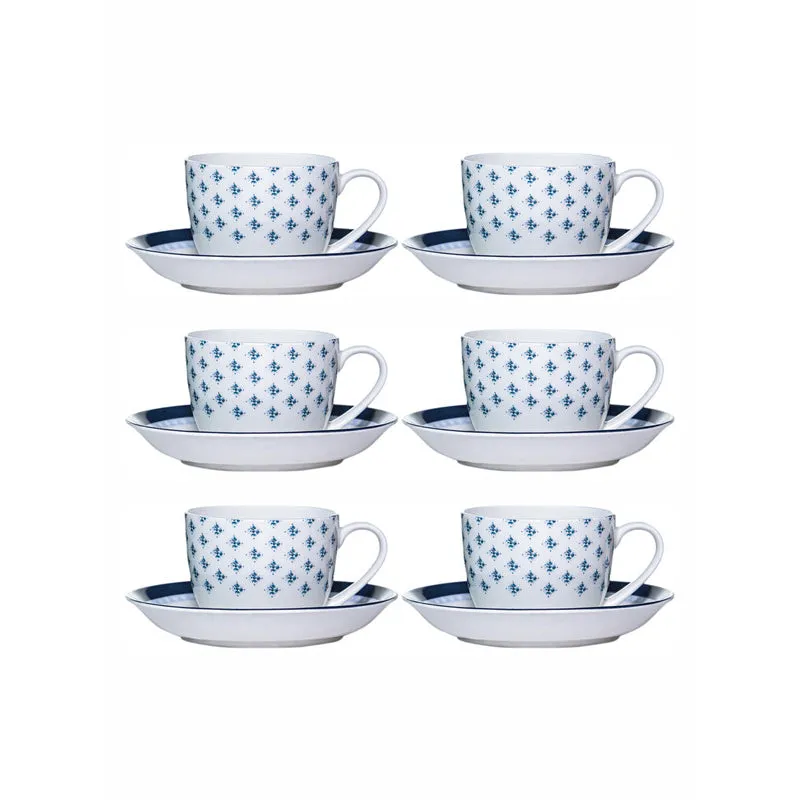 Sonaki Florogama Cup & Saucer (180 ML) - Set Of Four media 3