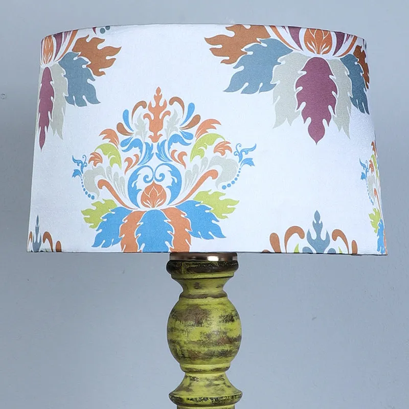 Nordlys Dune Printed Mango Wood Floor Lamp media 4