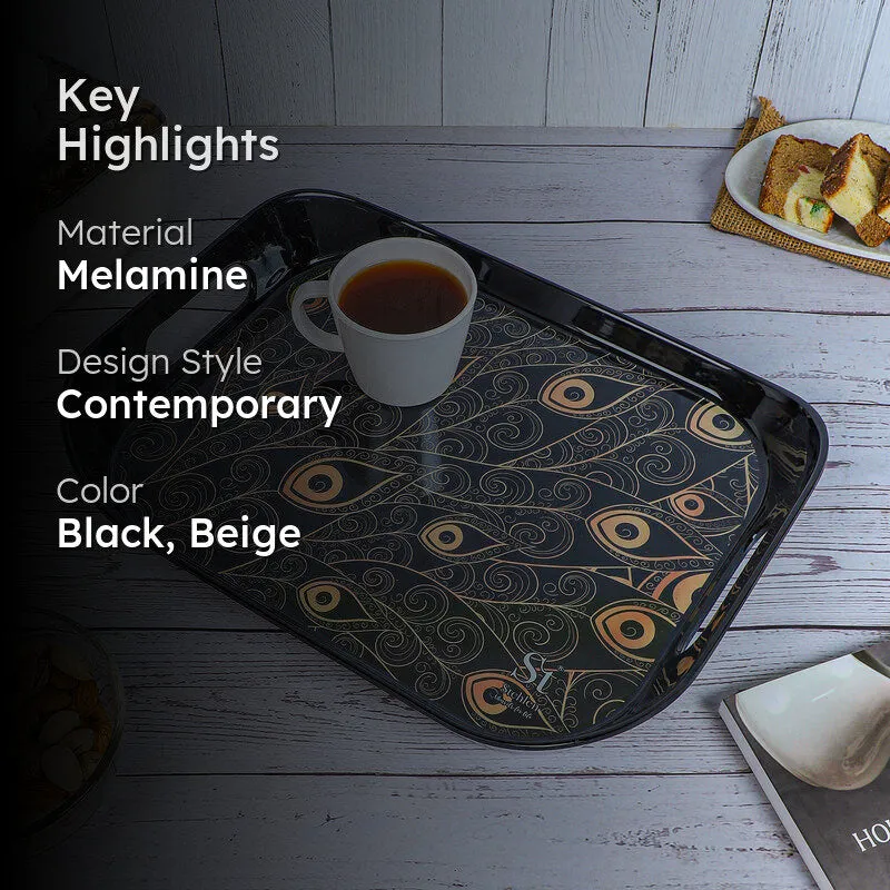 Acantha Melamine Serving Tray media 2
