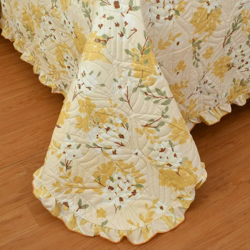 Mustard Flowers Bedcovers media 5