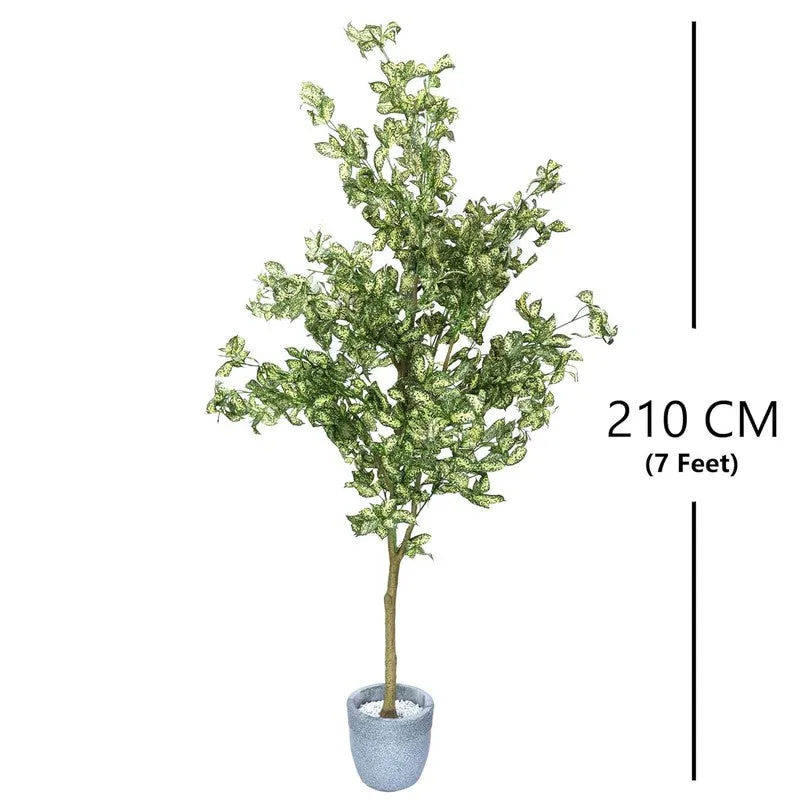 Earthora Artificial Tiny Leaves Plant - 7 Feet media 6