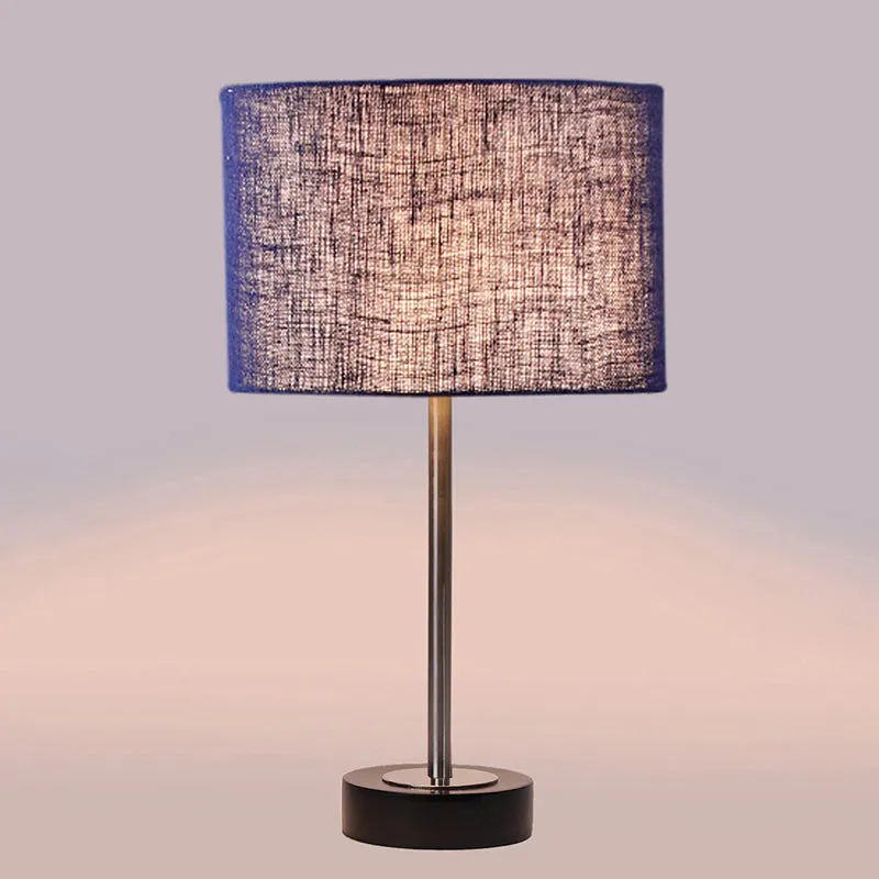 Sienna I Rodin Wooden Table Lamp - Blue,Silver,Black media 5