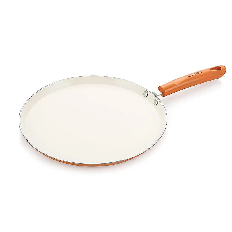 Nirlon Orange Ceramic Coating Dosa Tawa - 28 cm media 8