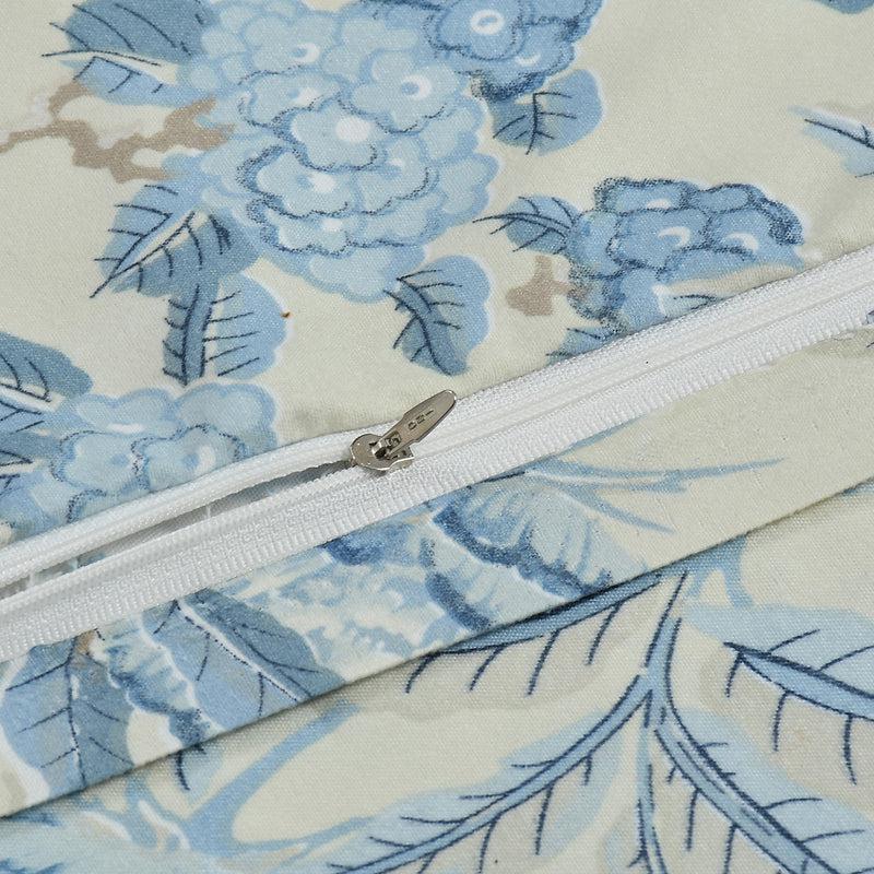Tropical Blues Cotton Duvet Cover - 210 TC media 4