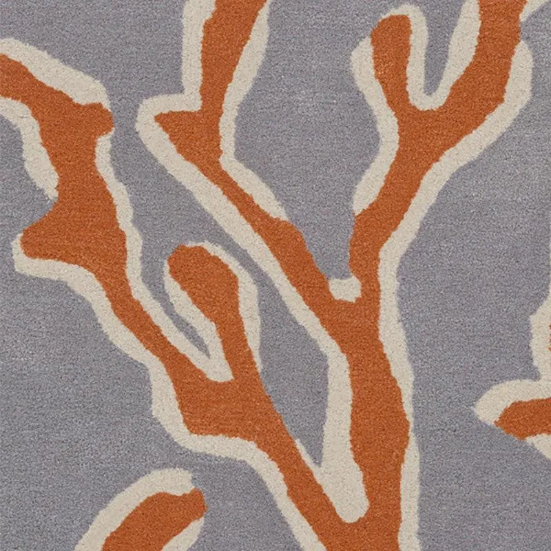 Coral Hand Tufted Cove Kids Wool & Nylon Carpet - Light Blue media 4
