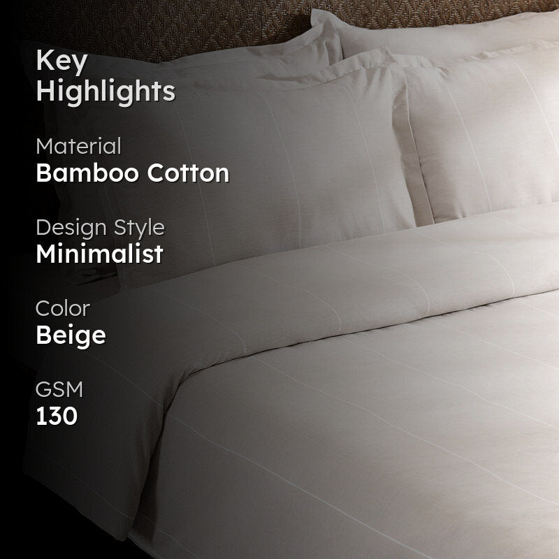 Velvet Dunes Chambray Comforter - 130 GSM media 2