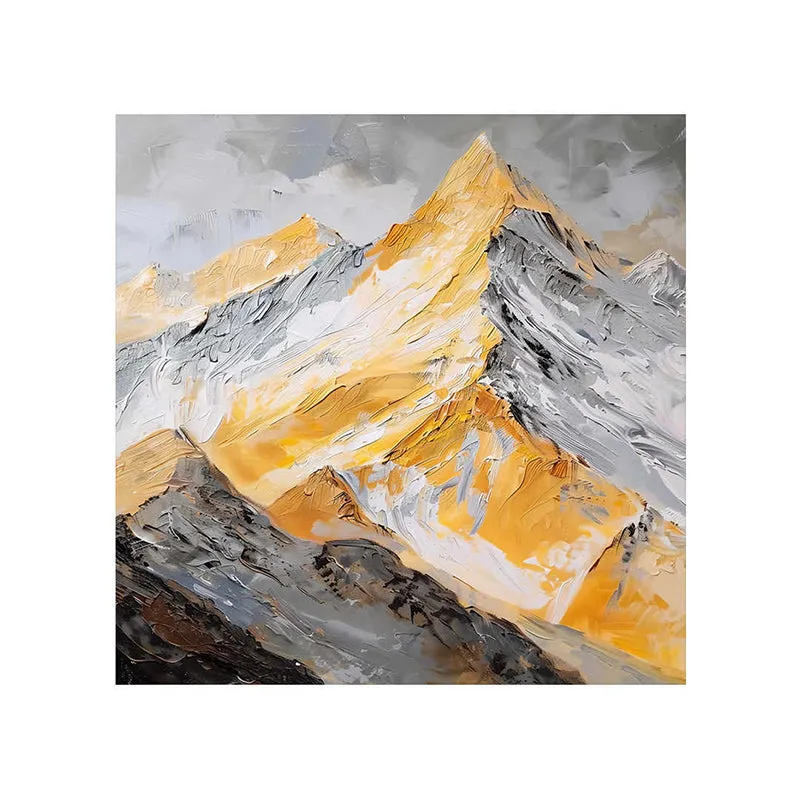 Serene Alps Poly Canvas Wall Painting media 5