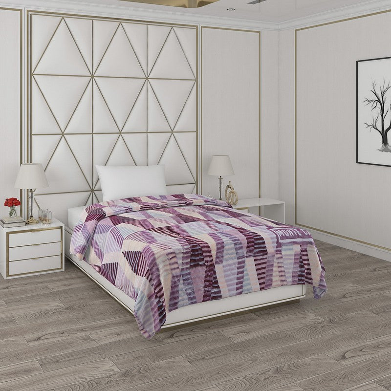 Monte Carlo Lavender Lattice Blanket - 553 GSM - Single