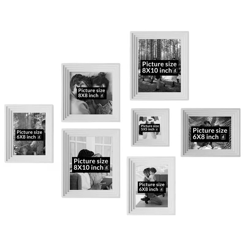 Memories To Rejoice Photo Frames (White) - Set Of Seven media 6