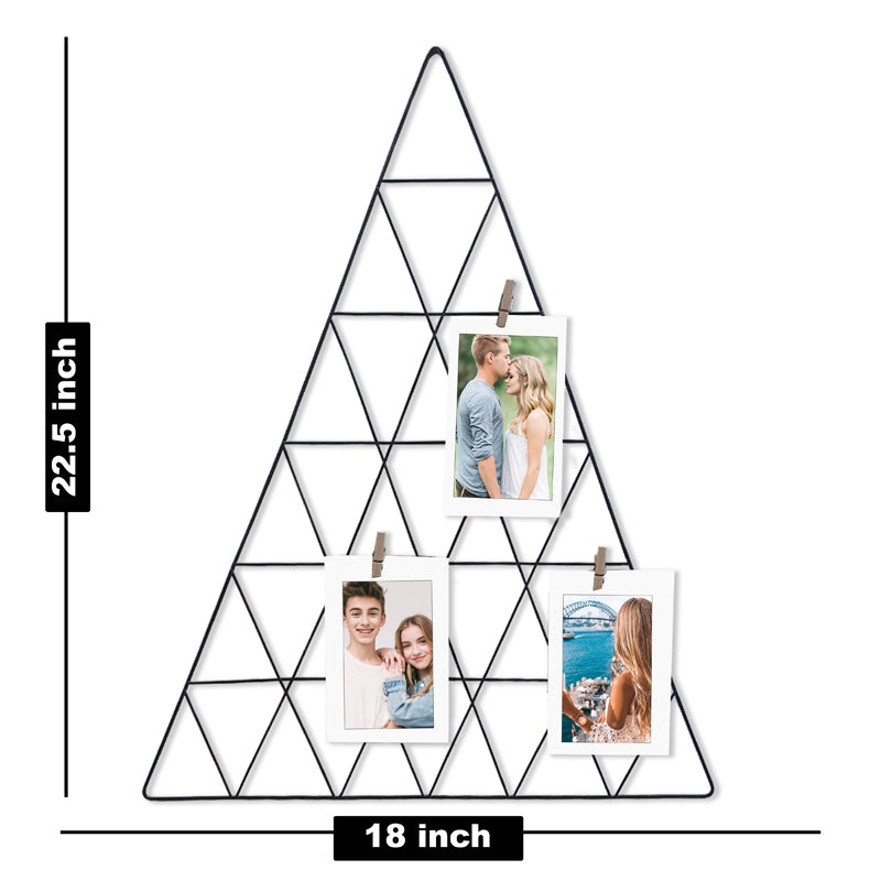 Trikona Metal Photo Frame - Black media 5