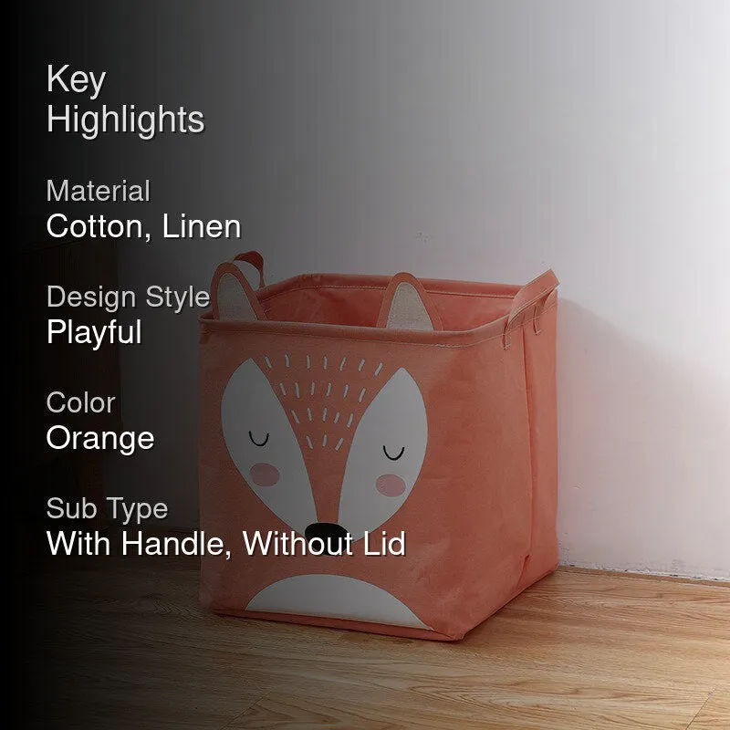Paw Pals Fox Laundry Basket media 2