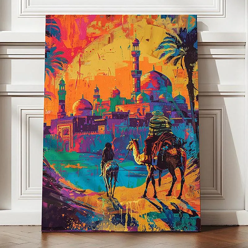 Mirage of Majesty Canvas Traditional Wall Art media 5