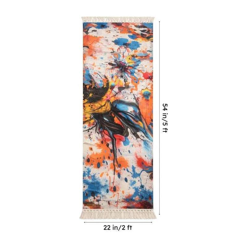 Abstract Splatter Runner Rug media 6