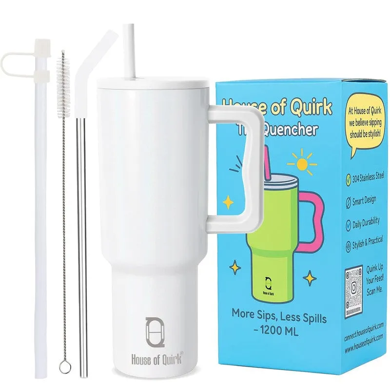 TerraTone Stainless Steel Tumbler (1200 ML) - White media 4