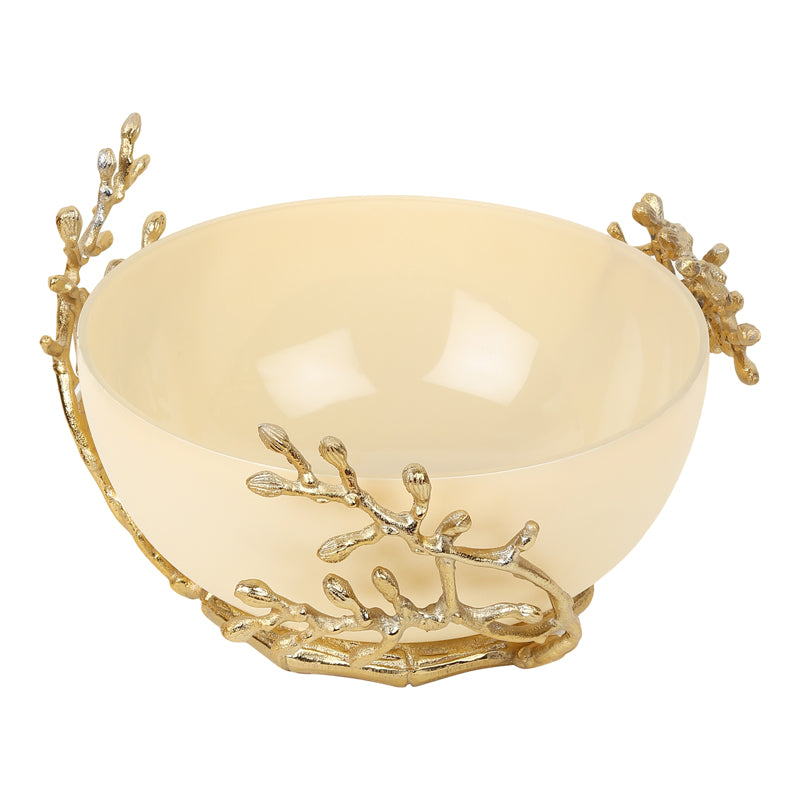 Roscoe Branched Accent Bowl - Cream media 5
