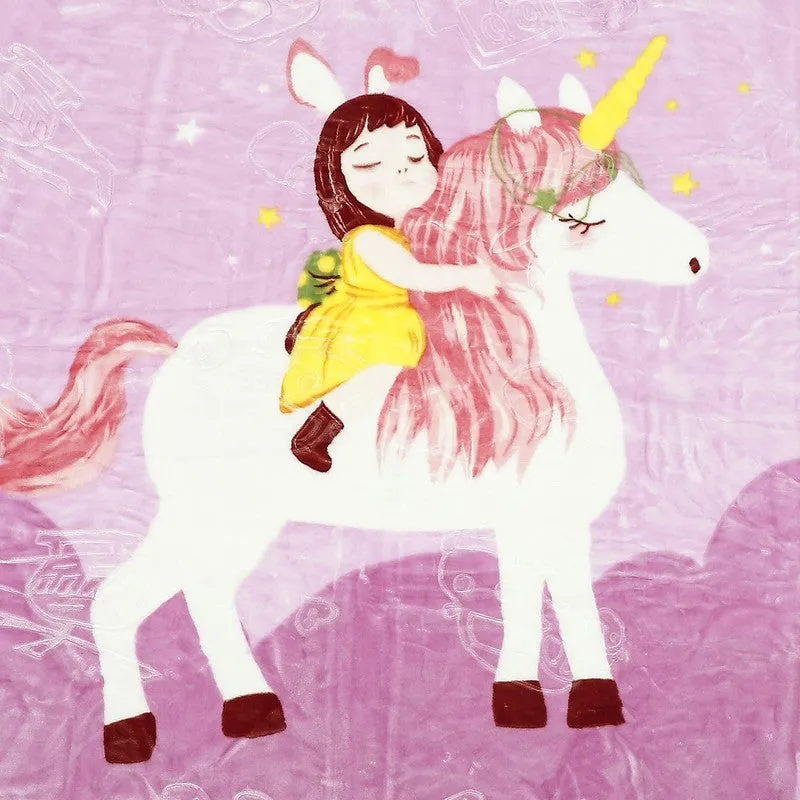 Monte Carlo Unicorn Dreamscape Kids Blanket - 600 GSM media 5