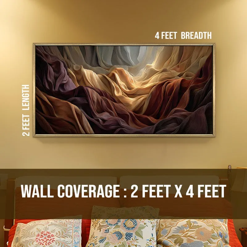 Golden Pulse Canvas Wall Art media 8