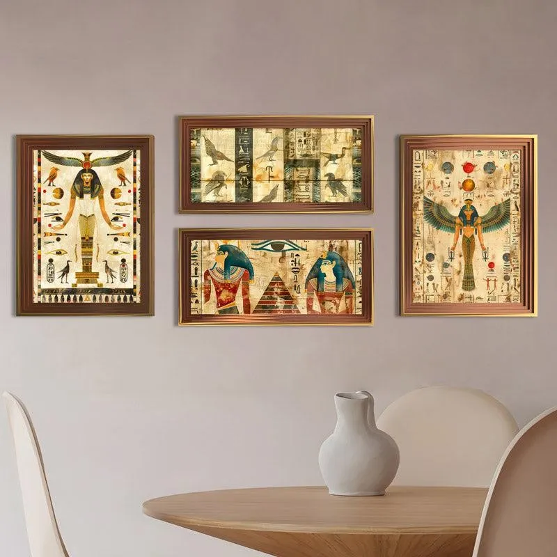 Egyptian Gala Wall Art - Set of Four media 6